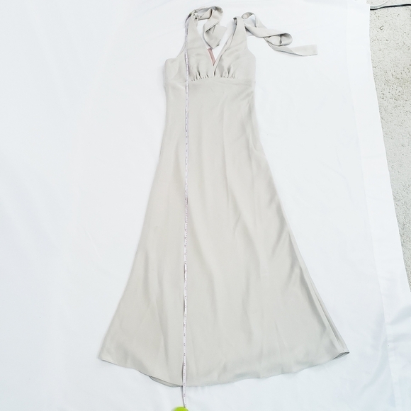 *Last Chance* NWT BHLDN Sachin + Babi Hudson Satin Charmeuse Dress Champagne - Picture 8 of 12